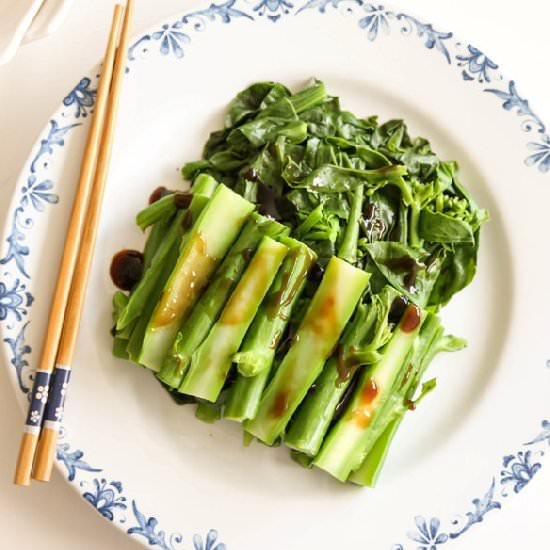 Chinese Broccoli with Oyster Sauce