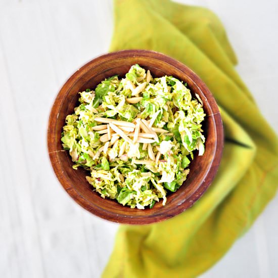 Shaved Brussel Sprouts Salad