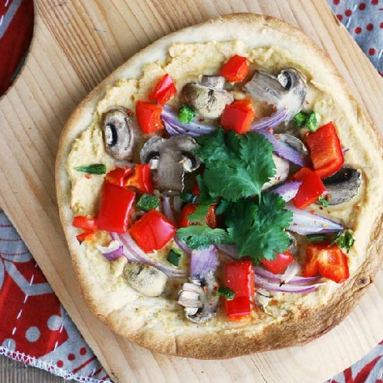 Hummus Pizza