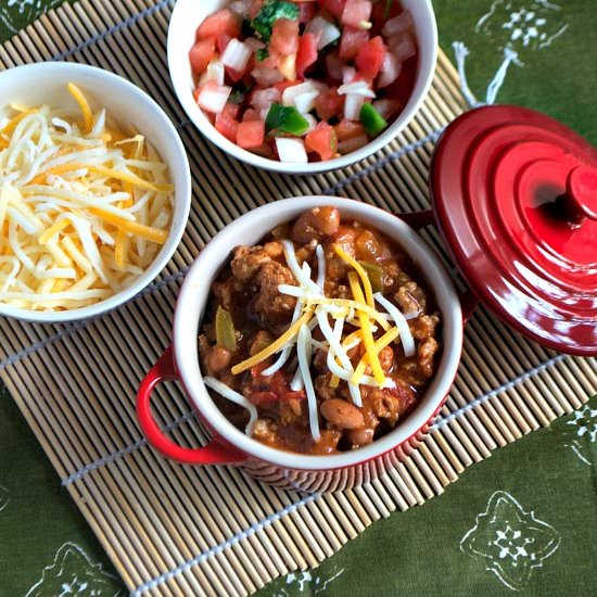 Low Calorie Turkey Chili