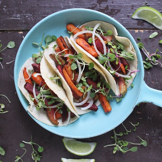 Roasted Root Vegetable Fajitas