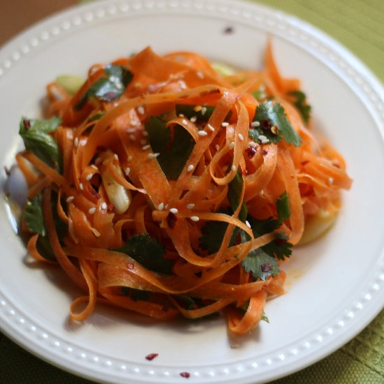 Thai Shaved Carrot Salad