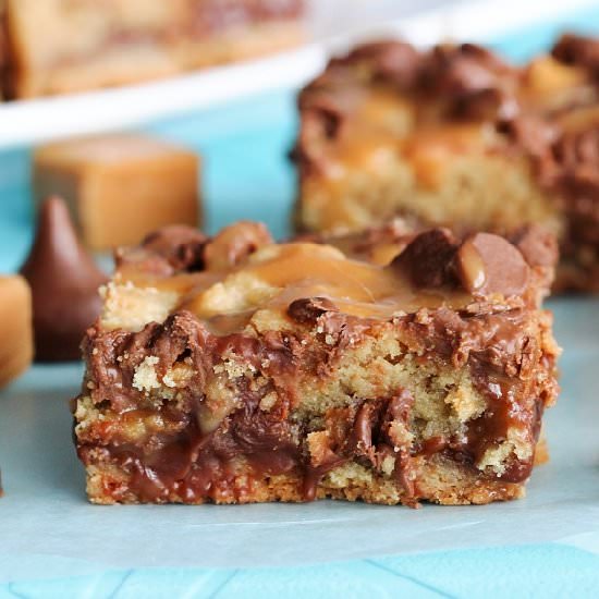 Caramel Blondies