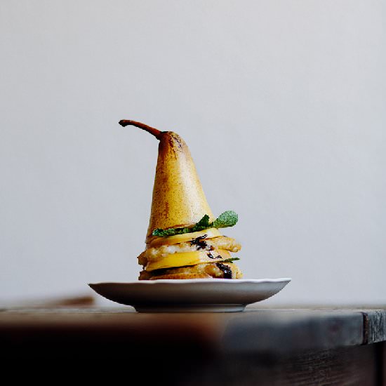 Fried Mozzarella with Fruits