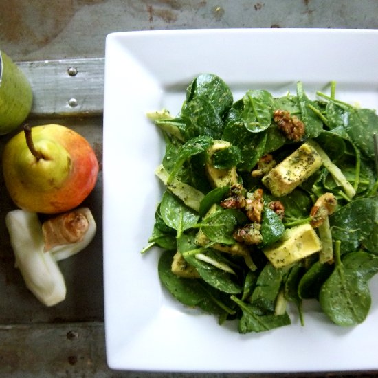 Pear-Poppyseed Dressed Fennel Salad