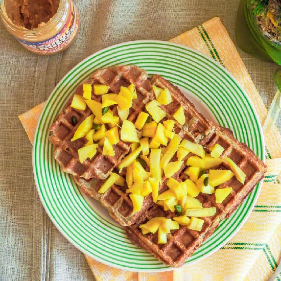 Coconut Potato Waffles