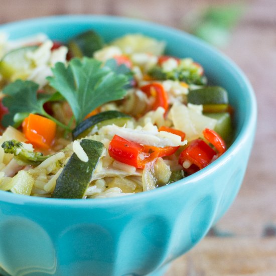 Chicken Vegetable Rice Soup