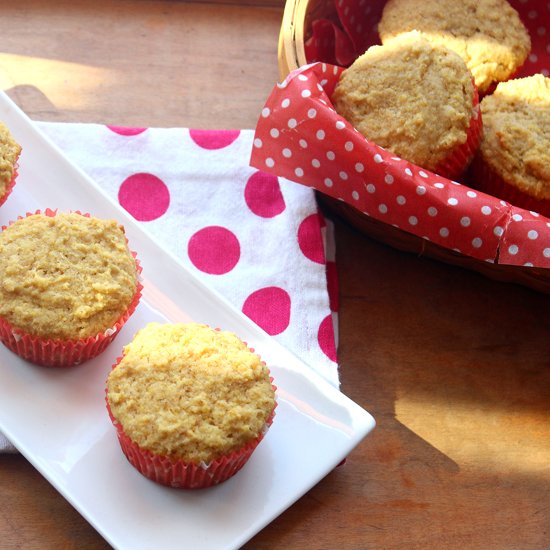 Fluffy Corn Muffins