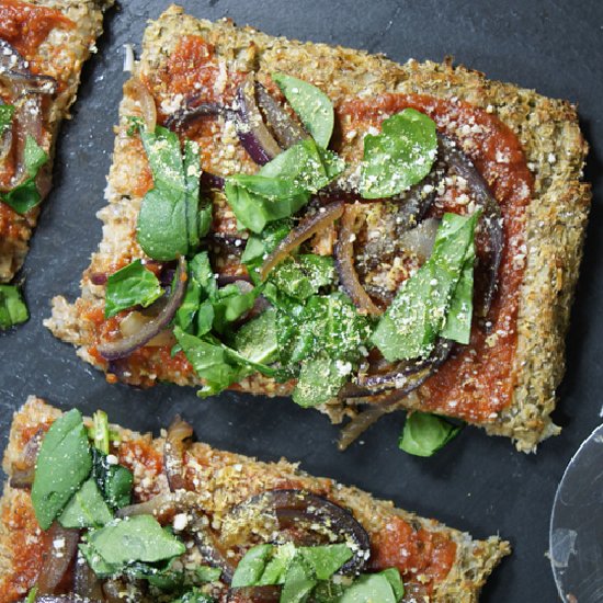 Vegan Cauliflower Pizza Crust