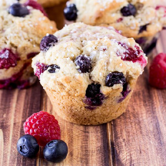 Mixed Berry Muffins