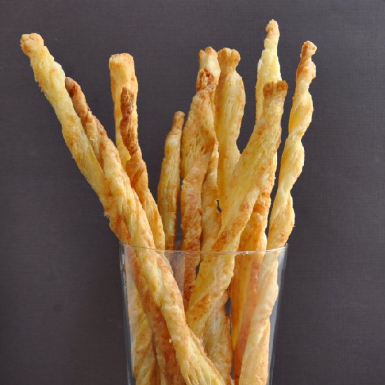 Flaky Parmesan Cheese Straws