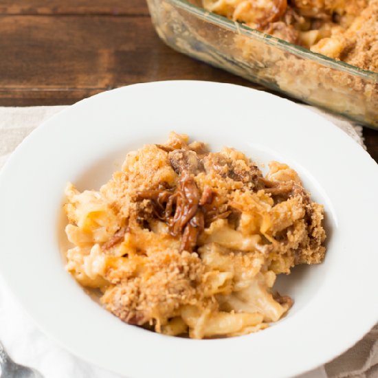 Sweet Pork Mac N Cheese