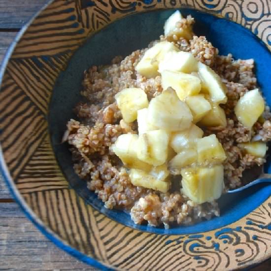 Banana Bread Quinoa Bowl