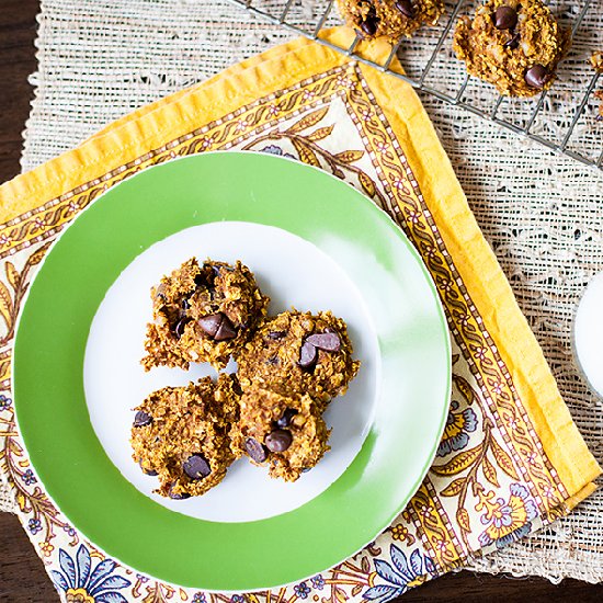 Healthy Pumpkin Oatmeal Cookies