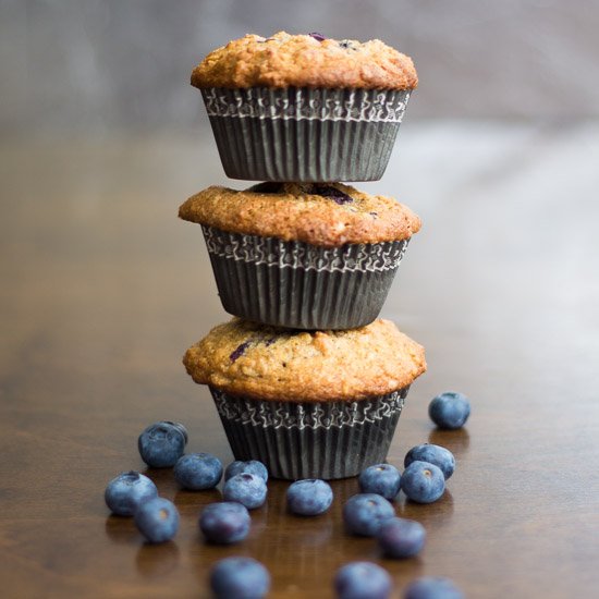 Blueberry Oatmeal Muffins