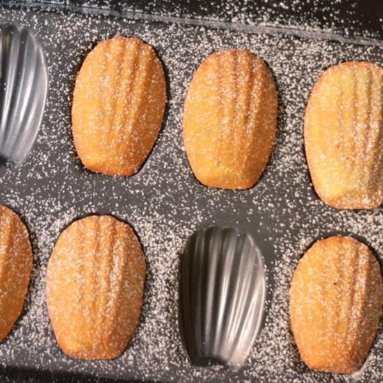 Olive Oil & Lemon French Madeleines