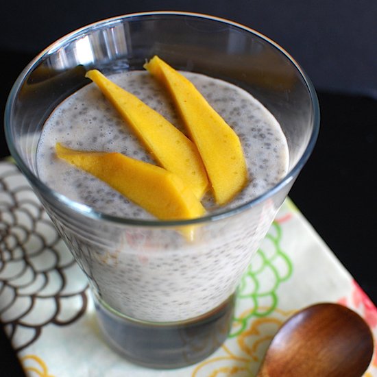 Chia Seed Pudding with Fresh Mango