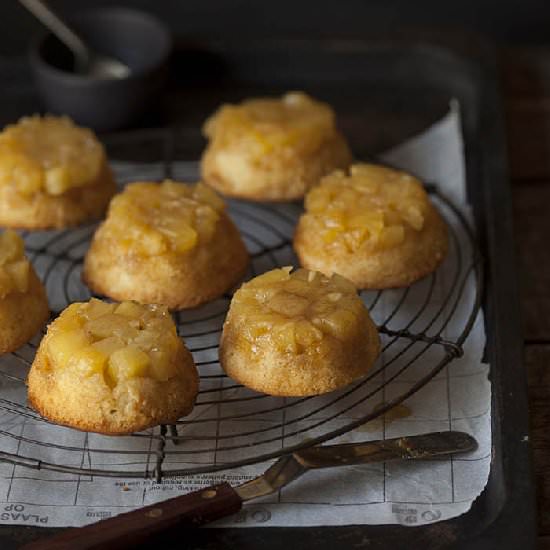 Pineapple Upside Down Cakes