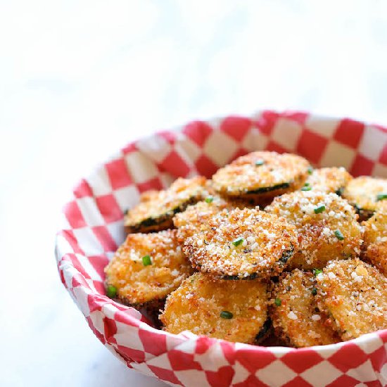 Zucchini Parmesan Crisps