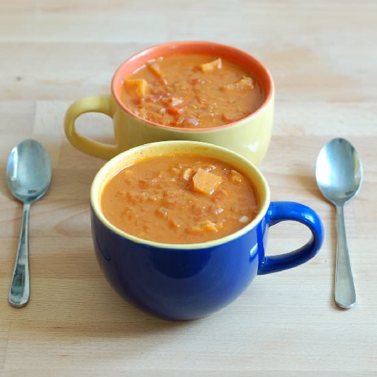 Sweet Potato and Peanut Butter Stew