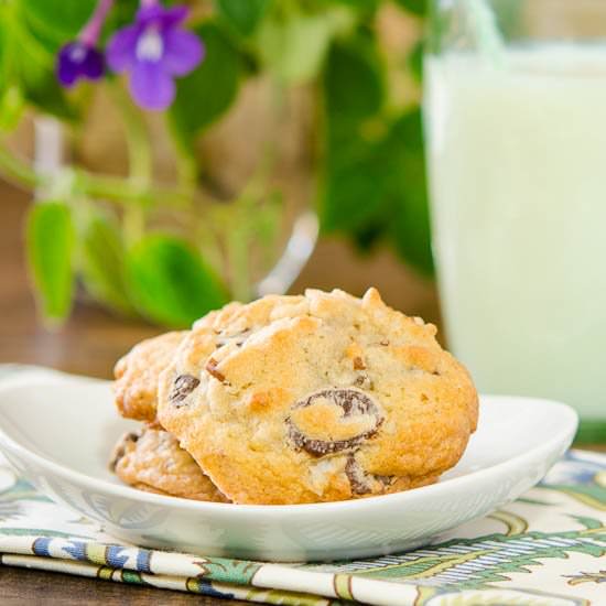 Coconut Pecan Choc Chip Cookies