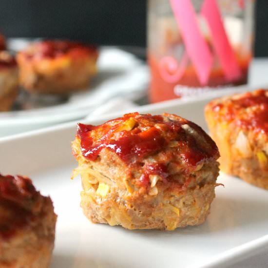 Saucy Mini Turkey Meatloaves