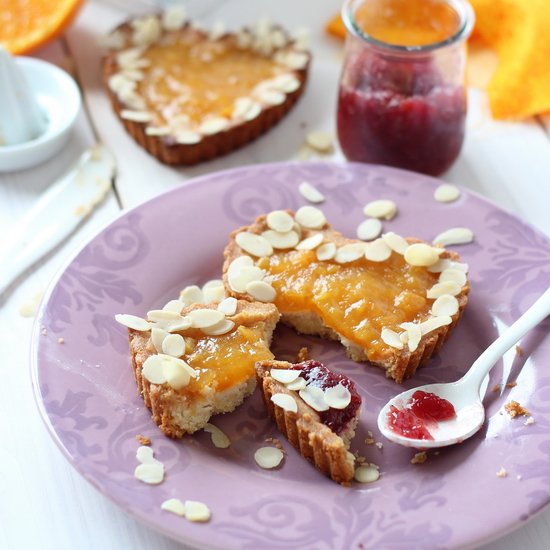 Jam and Almond Tartlets