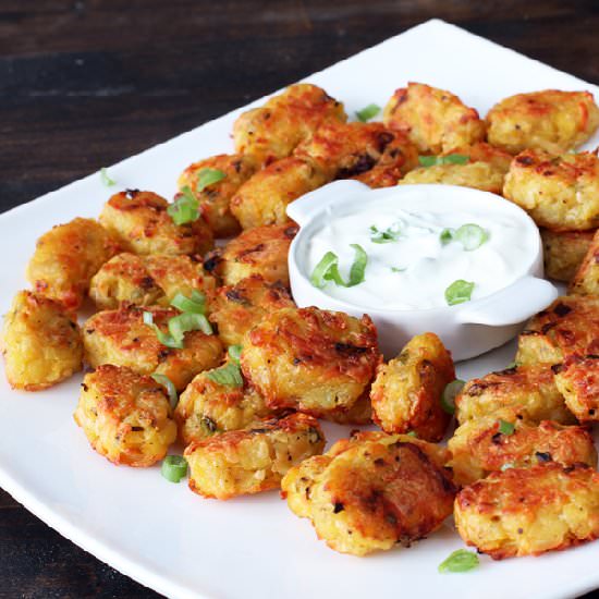 Potato and Cheese Tater Tots