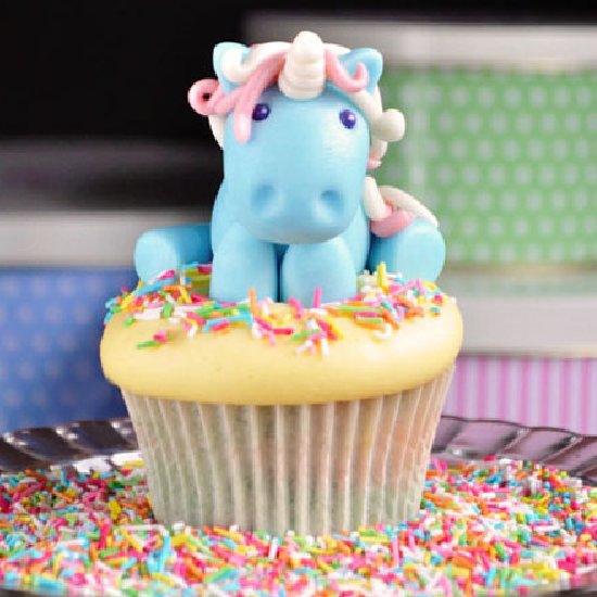 Rainbow Unicorn Cupcakes