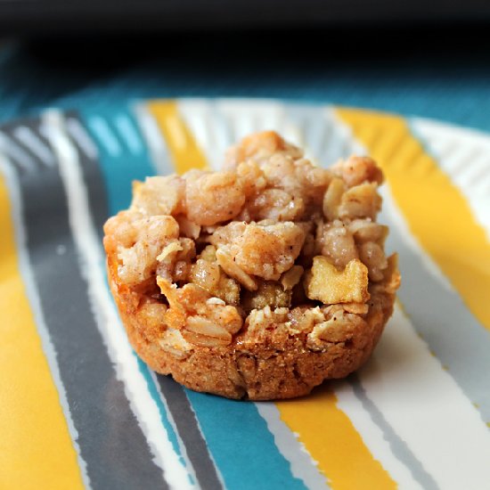 Mini Apple Crumbles