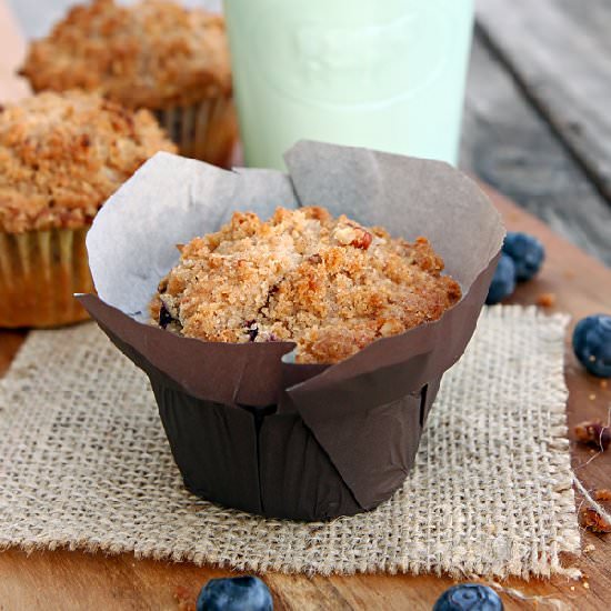 Blueberry Coffeecake Muffins