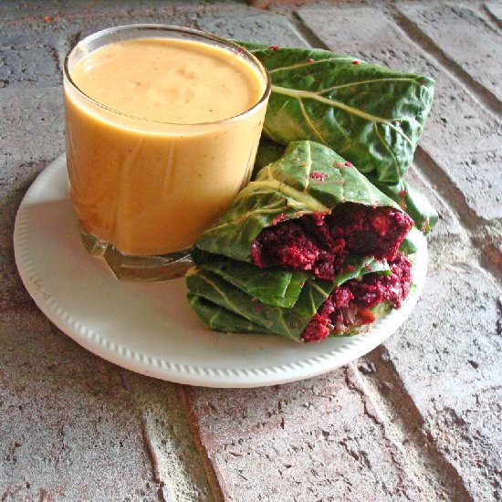 Ruby Wraps with Grapefruit Dip