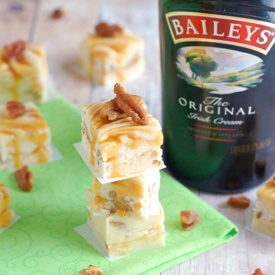 Baileys Caramel Pecan Fudge