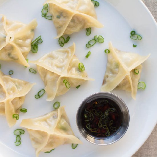 Chicken and Cabbage Potstickers