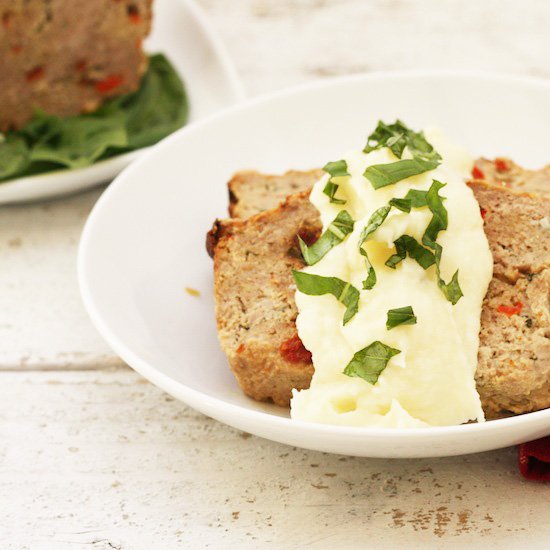 Turkey + Sun Dried Tomato Meatloaf