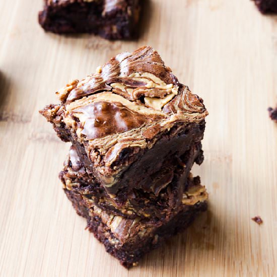 Peanut Butter Brownies