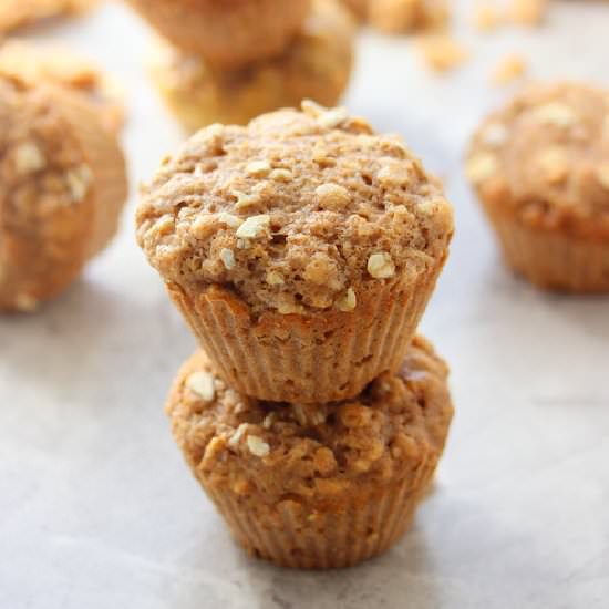 Cinnamon Oatmeal Muffins