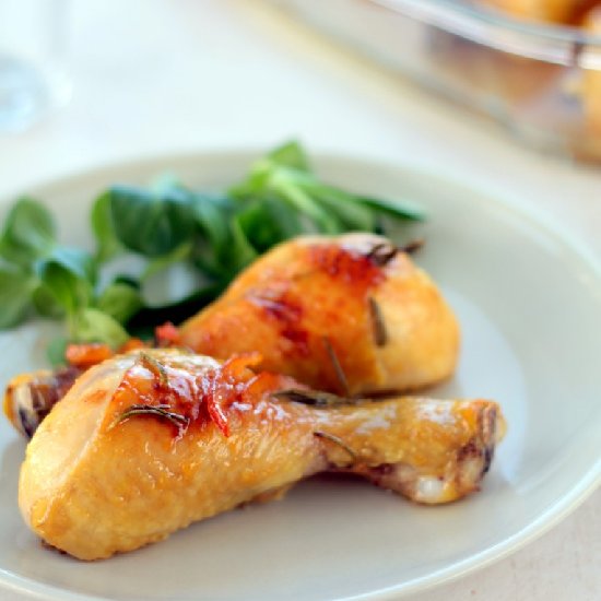 Orange Thyme Chicken Drumsticks