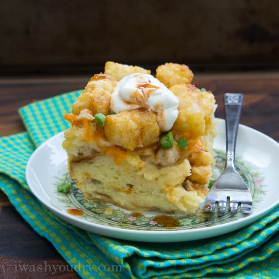 Tater Tot Breakfast Casserole