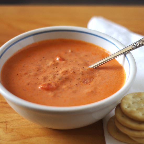 Homemade Cream of Tomato Soup