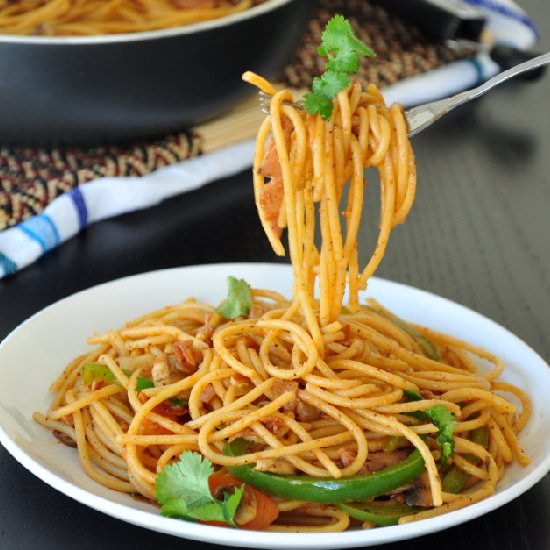 Mom’s Stir-Fried Spaghetti