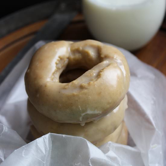 Maple Glazed Spice Donuts