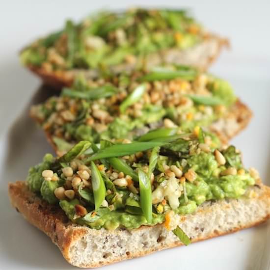 Avocado-Coconut Oil Tartine