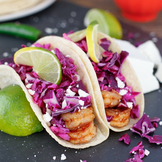 Spicy Shrimp Tacos