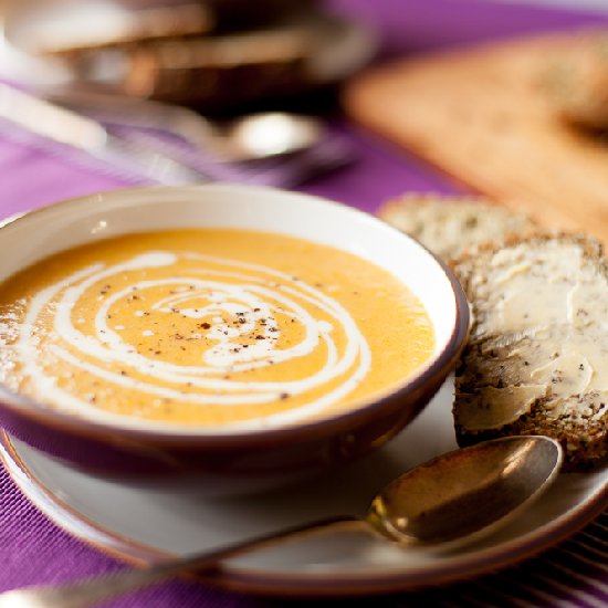 Cream of Butternut & Orange Soup