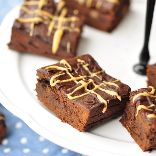 Flourless Peanut Butter Brownies