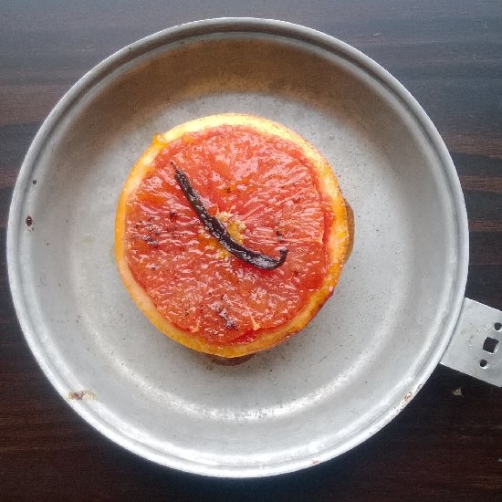 Broiled Grapefruit + Vanilla Bean