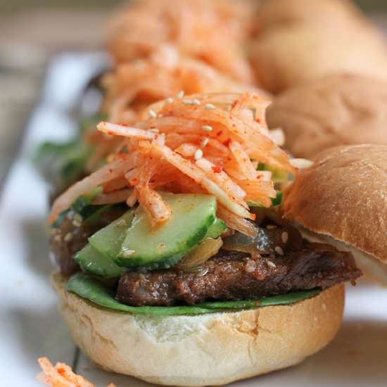 Bulgogi Sliders