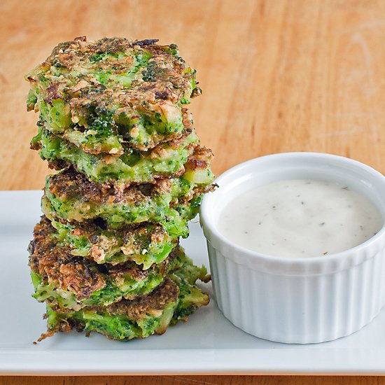 Broccoli Parmesan Fritters