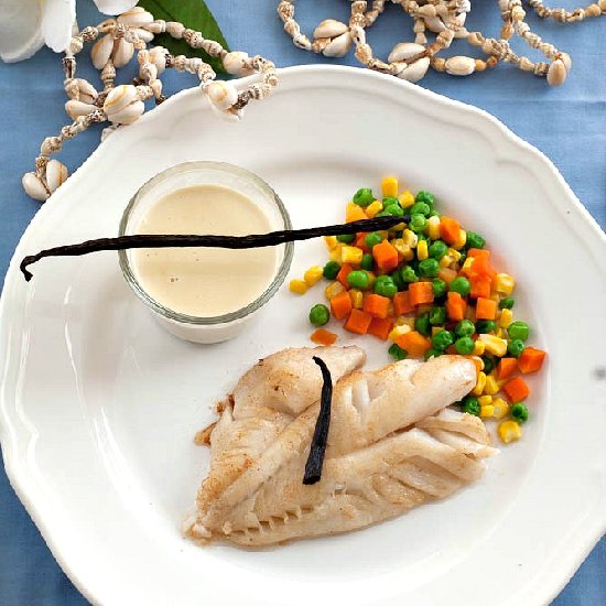 Fish with Tahitian Vanilla Sauce